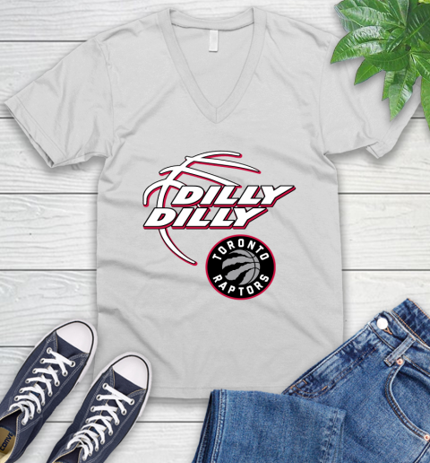 NBA Toronto Raptors Dilly Dilly Basketball Sports V-Neck T-Shirt