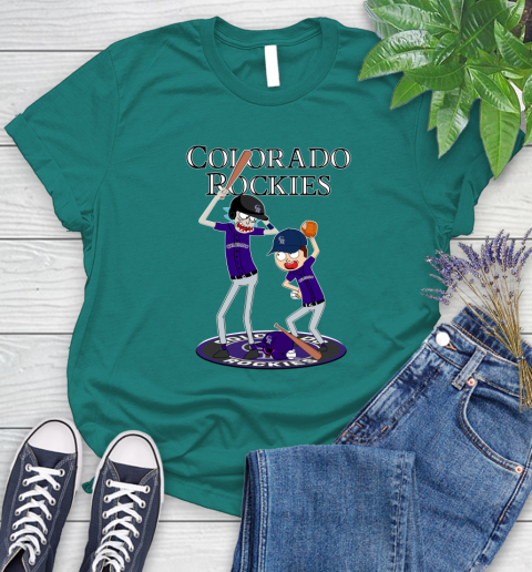 MLB Colorado Rockies Rick And Morty Baseball 102