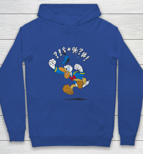Disney Mickey And Friends Donald Angry Jump Youth Hoodie 6