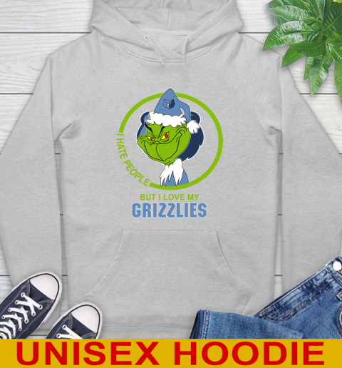Memphis Grizzlies NBA Christmas Grinch I Hate People But I Love My Favorite Basketball Team Hoodie 6