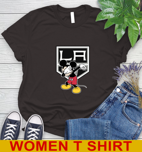 Los Angeles Kings NHL Hockey Dabbing Mickey Disney Sports Women's T-Shirt 9 Los Angeles Kings NHL Hockey Dabbing Mickey Disney Sports Women's T-Shirt - Image 9