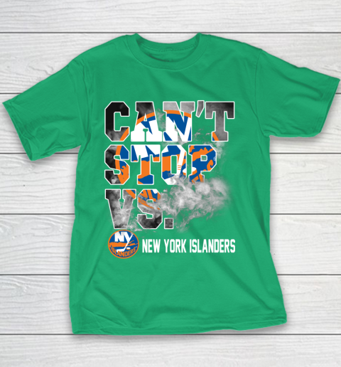 NHL New York Islanders Hockey Can't Stop Vs Youth T-Shirt 3