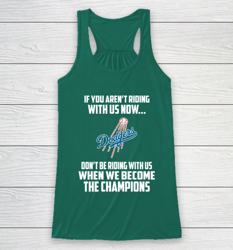 MLB Los Angeles Dodgers Baseball We Become The Champions Racerback Tank 5