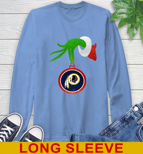 Washington Redskins Grinch Merry Christmas NFL Football Long Sleeve T-Shirt 11