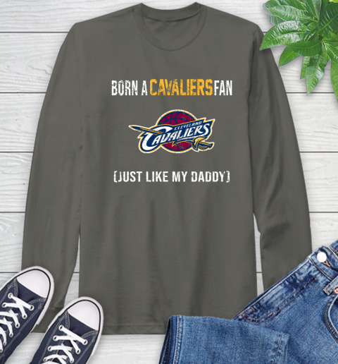 NBA Cleveland Cavaliers Loyal Fan Just Like My Daddy Basketball Shirt Long Sleeve T-Shirt 10