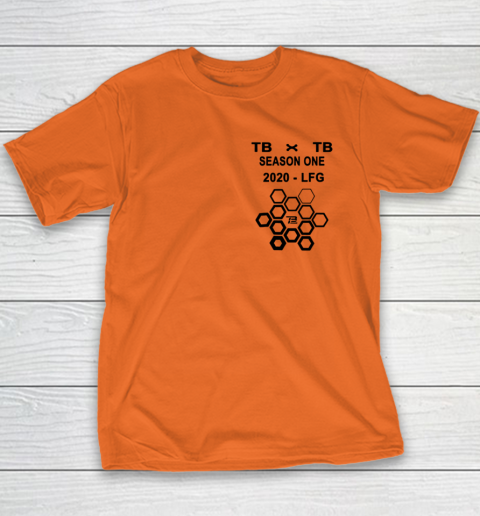 Tb X Tb Print In Front And Back Youth T-Shirt 3