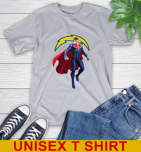 NFL Superman DC Sports Football Los Angeles Chargers T-Shirt 6