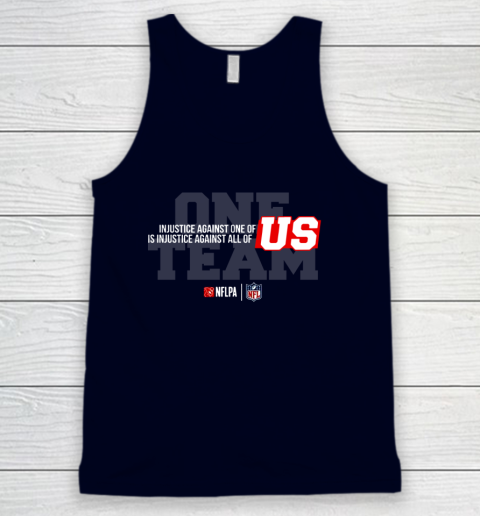 NFL End Racism Print In Front And Back Tank Top 2