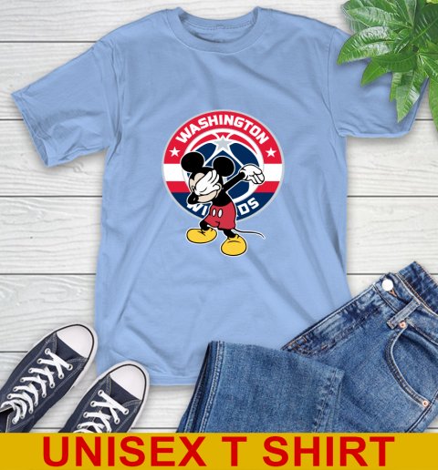 Washington Wizards NBA Basketball Dabbing Mickey Disney Sports T-Shirt 11