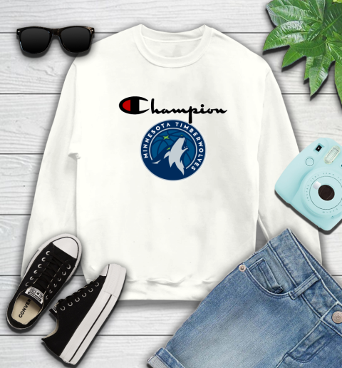 NBA Basketball Minnesota Timberwolves Champion Shirt Sweatshirt