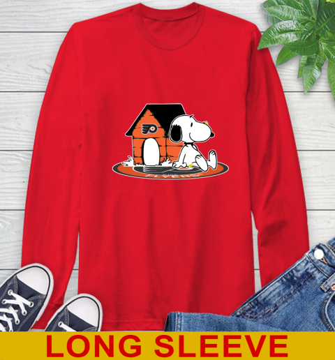 NHL Hockey Philadelphia Flyers Snoopy The Peanuts Movie Shirt Long Sleeve T-Shirt 10