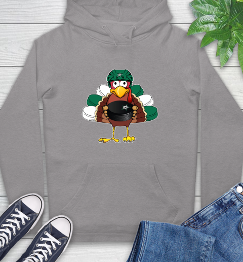 Dallas Stars Turkey Thanksgiving Day Hoodie 6