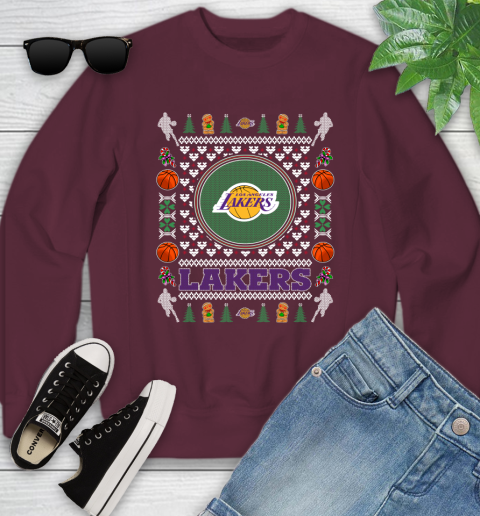 Los Angeles Lakers Merry Christmas NBA Basketball Loyal Fan Ugly Shirt 118