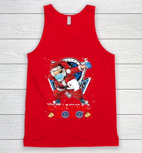 Dallas Mavericks Funny Santa Claus Dabbing Christmas 2020 NBA Tank Top 5