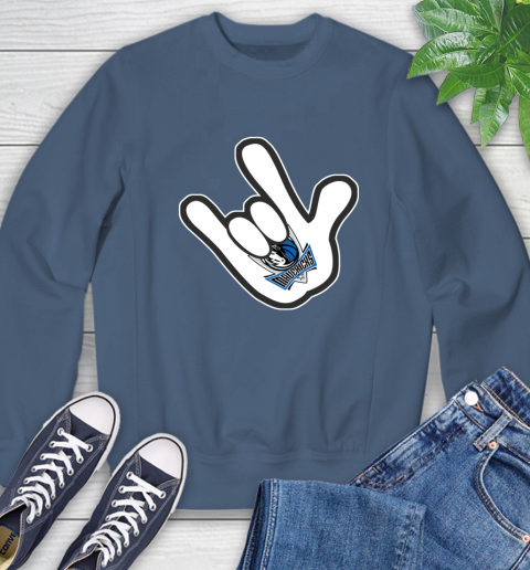Dallas Mavericks NBA Basketball Mickey Rock Hand Disney Sweatshirt 7