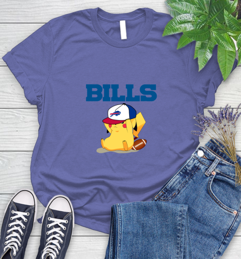 NFL Pikachu Football Sports Buffalo Bills Women's T-Shirt 11