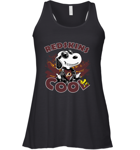 Washington Redskins Snoopy Joe Cool We're Awesome Racerback Tank