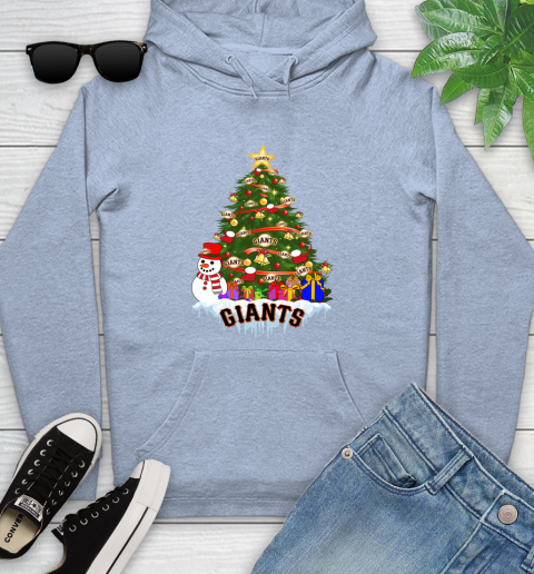 San Francisco Giants Merry Christmas MLB Baseball Sports Youth Hoodie 10