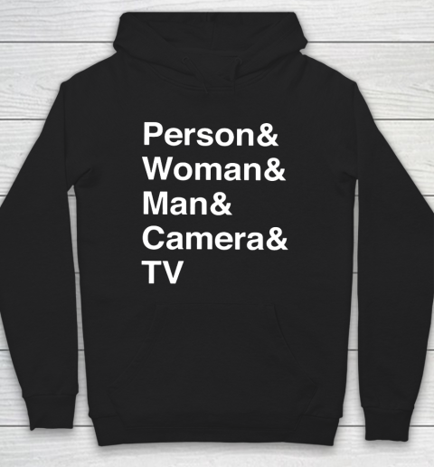 Person Woman Man Camera TV Hoodie