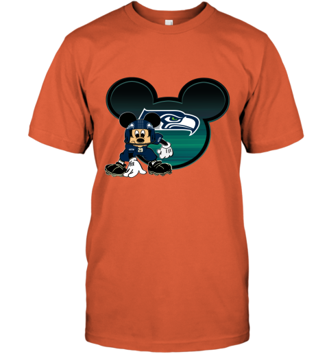 Seattle Seahawks NFL Football Dabbing Mickey Disney Sports T Shirt