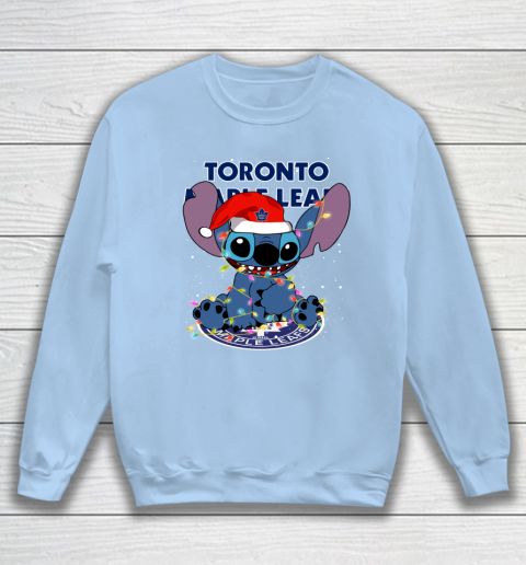 Toronto Maple Leafs NHL Hockey noel stitch Christmas Sweatshirt 4