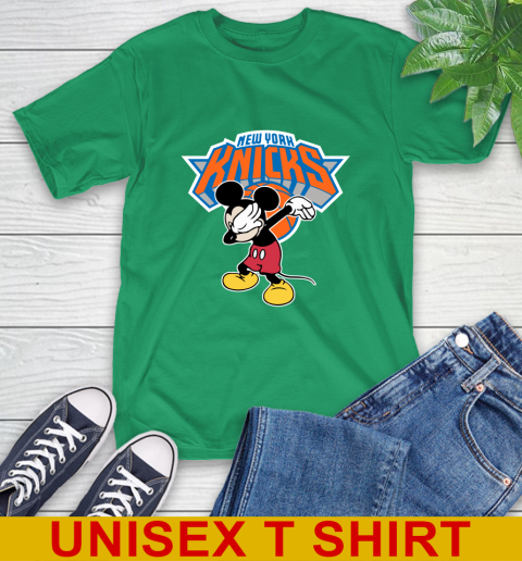 New York Knicks NBA Basketball Dabbing Mickey Disney Sports T-Shirt 7