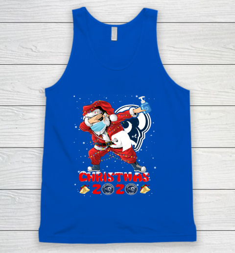 Los Angeles Rams Funny Santa Claus Dabbing Christmas 2020 NFL Tank Top 4