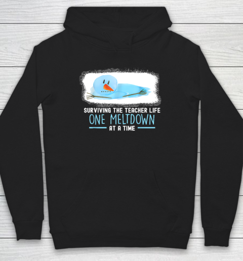 Surviving The Teacher Life One Meltdown At A Time Christmas Hoodie