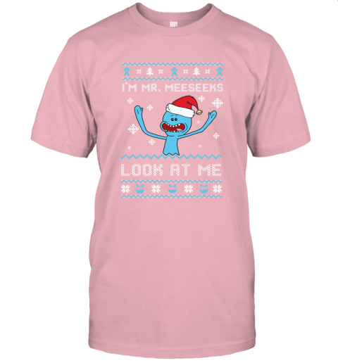 Rick And Morty I'm Mr. Meeseeks, Look At Me Christmas Ugly Unisex Jersey Tee