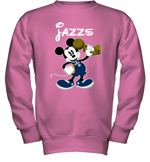 Mickey utah jazz Youth Sweatshirt