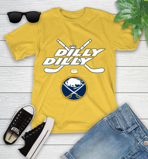 NHL Buffalo Sabres Dilly Dilly Hockey Sports Youth T-Shirt 8