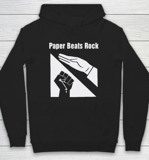 Paper Beats Rock Hoodie