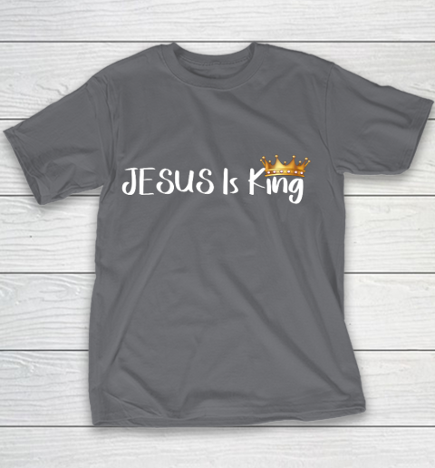 Jesus Is King Shirt Religious Christian Youth T-Shirt 5