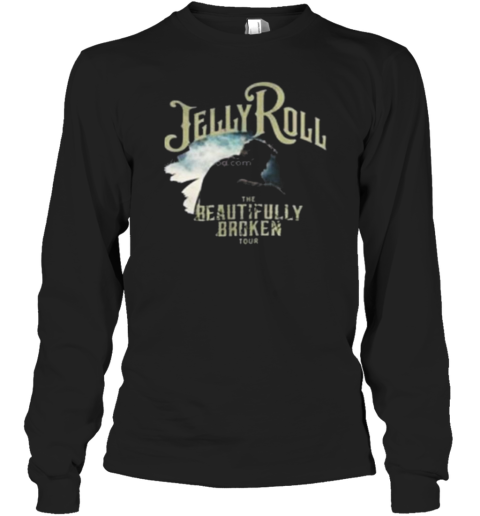 The Beautifully Broken Tour 2024 Jelly Roll Concert Long Sleeve T-Shirt