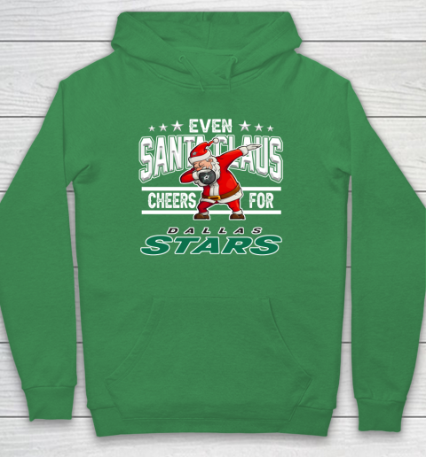 Dallas Stars Even Santa Claus Cheers For Christmas NHL Hoodie 5