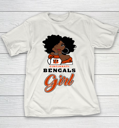 Cincinnati Bengals Girl NFL Youth T-Shirt 3