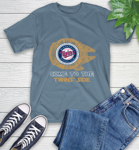MLB Come To The Minnesota Twins Side Star Wars Baseball Sports T-Shirt 8