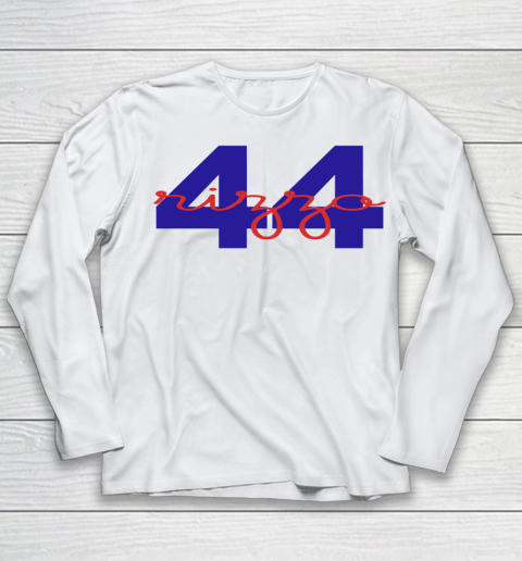 Anthony Rizzo Number Classic T Shirt Youth Long Sleeve
