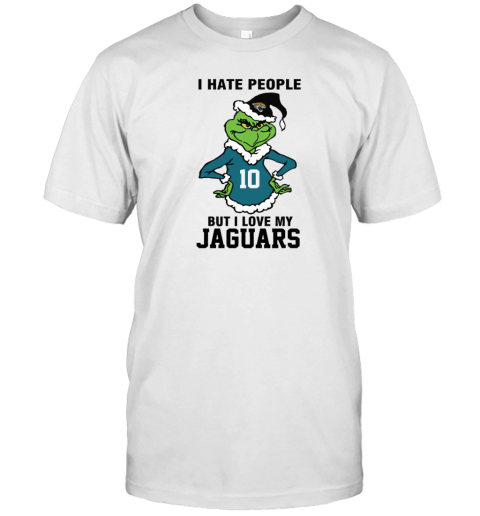 I Hate People But I Love My Jaguars Jacksonville Jaguars NFL Teams T-Shirt