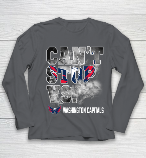 NHL Washington Capitals Hockey Can't Stop Vs Youth Long Sleeve 6