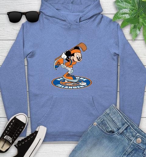 NHL Hockey New York Islanders Cheerful Mickey Disney Shirt Youth Hoodie 11