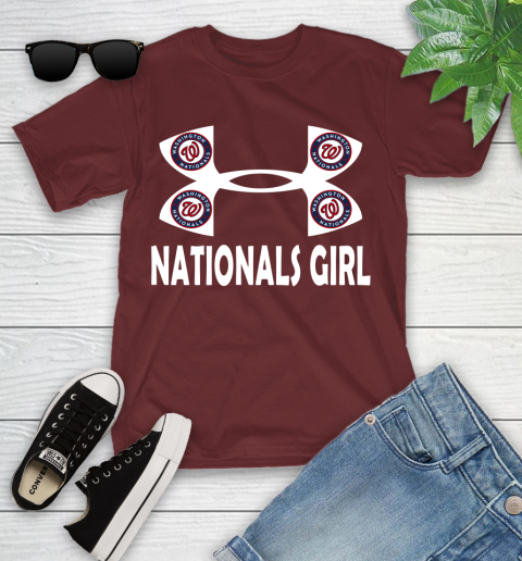 MLB Washington Nationals Under Armour Baseball Sports Youth T-Shirt 14