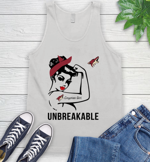 NHL Arizona Coyotes Girl Unbreakable Hockey Sports Tank Top