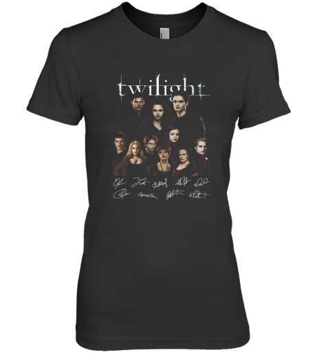Twilight All Characters Signature Premium Women's T-Shirt
