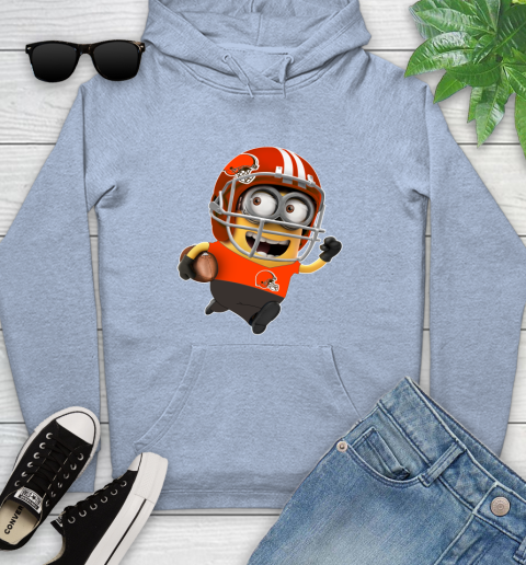 NFL Cleveland Browns Minions Disney Football Sports Youth Hoodie 10