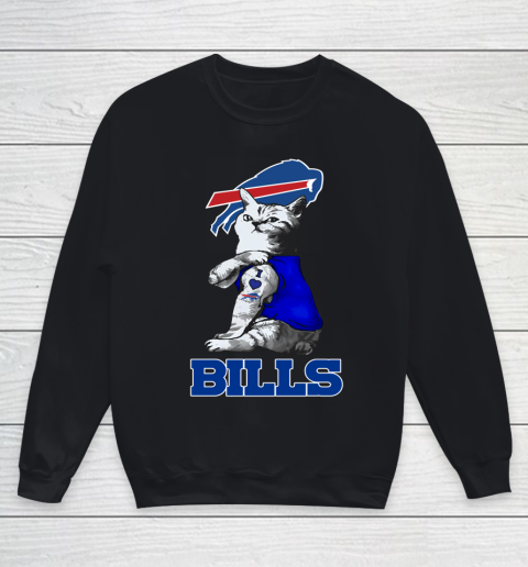 NFL Football My Cat Loves Buffalo Bills Youth Sweatshirt