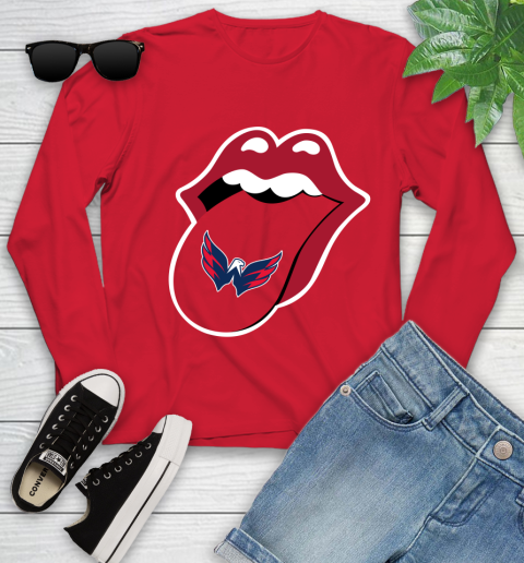 Washington Capitals NHL Hockey Lips I Root For My Team Adoring Fan 135