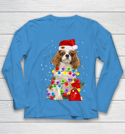 Cavalier King Charles Spaniel Dog Funny Christmas Gift Youth Long Sleeve