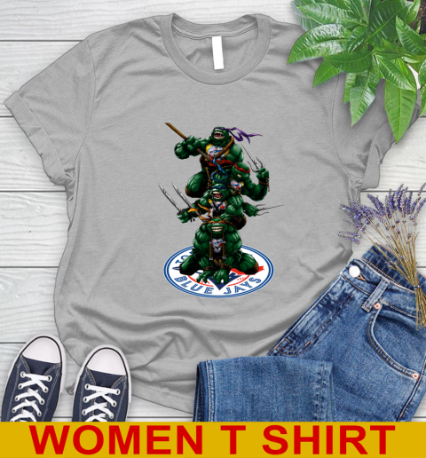 MLB Baseball Toronto Blue Jays Teenage Mutant Ninja Turtles Shirt Women's T-Shirt 5