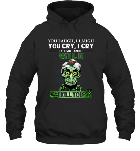 NHL Talk Shit About Minnesota Wild I Kill You Achmed The Dead Terrorist Jeffrey Dunham Hockey qmlzOpCowrn hoodie 23 95 151514 front black